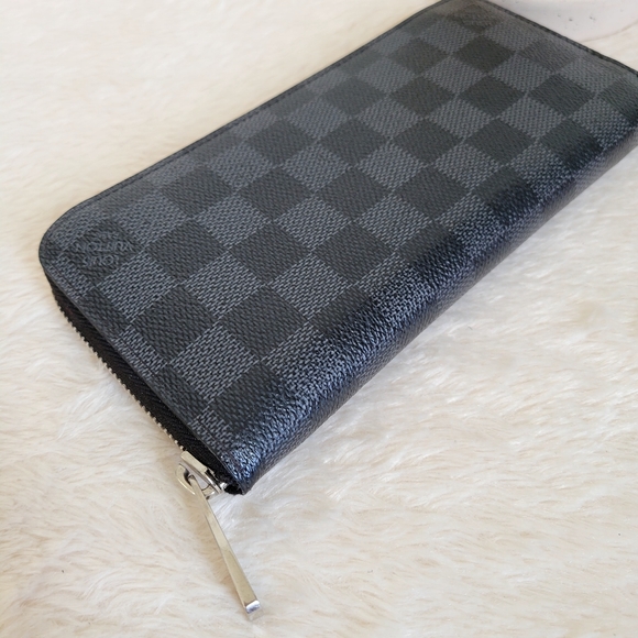 💕 Authentic Louis Vuitton Zippy Wallet Damier Graphite - Picture 16 of 16